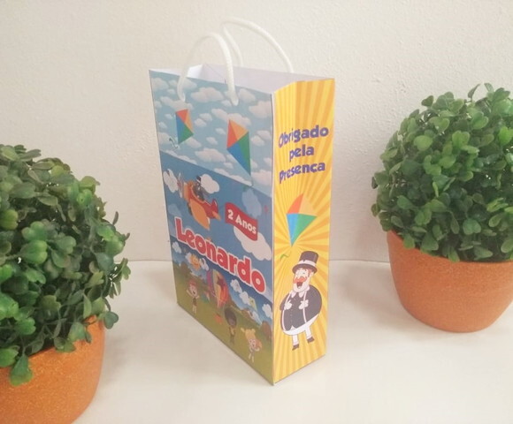 Mundo Bita Sacola Personalizada Pronta Entrega