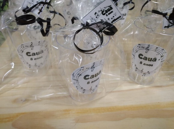 Musical Copo Personalizado e Embalado Pronta Entrega
