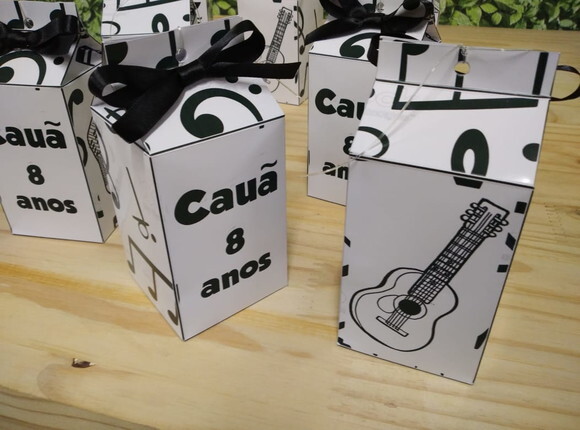 Musical Caixa Milk Personalizado 10 Unidades Pronta Entrega