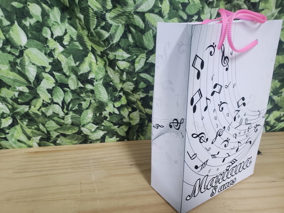Musical Sacola Personalizada Pronta Entrega