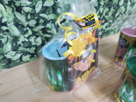 Naruto Kit Lembrancinha Personalizado Pronta Entrega