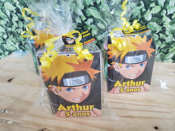 Naruto Kit Lembrancinha Personalizado Pronta Entrega