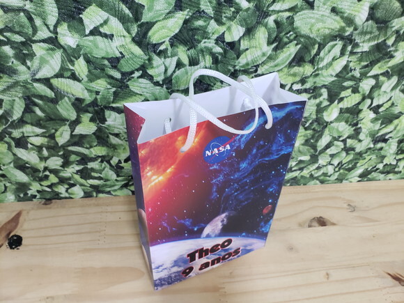 Nasa Astronauta Sacola Personalizada Pronta Entrega