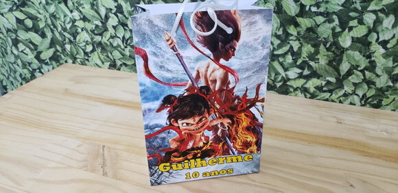Ne Zha Sacola Personalizada Tam. Médio Pronta Entrega