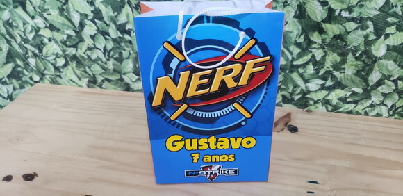 Nerf Sacola Personalizada Pronta Entrega