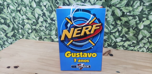 Nerf Sacola Personalizada Pronta Entrega
