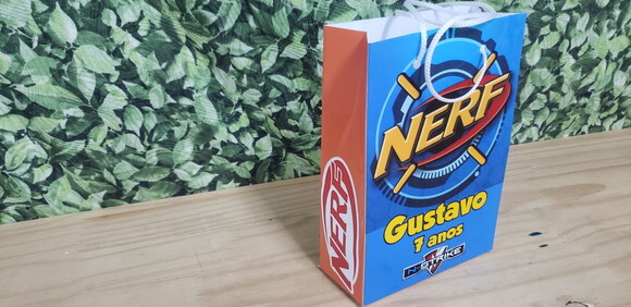 Nerf Sacola Personalizada Pronta Entrega