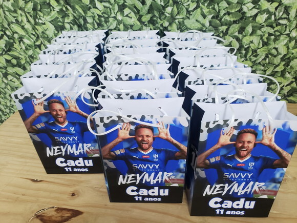 Neymar Sacola Personalizada Pronta Entrega