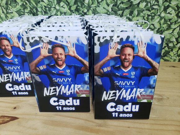 Neymar Sacola Personalizada Pronta Entrega