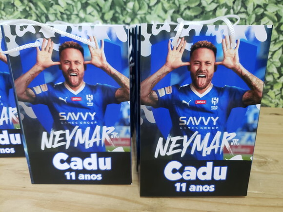 Neymar Sacola Personalizada Pronta Entrega
