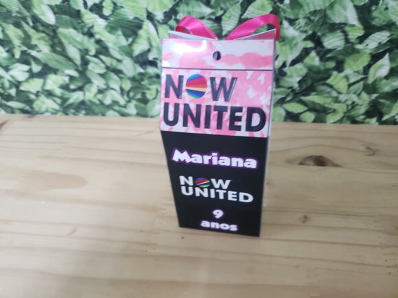 Now United Caixa Milk Personalizada Pronta Entrega