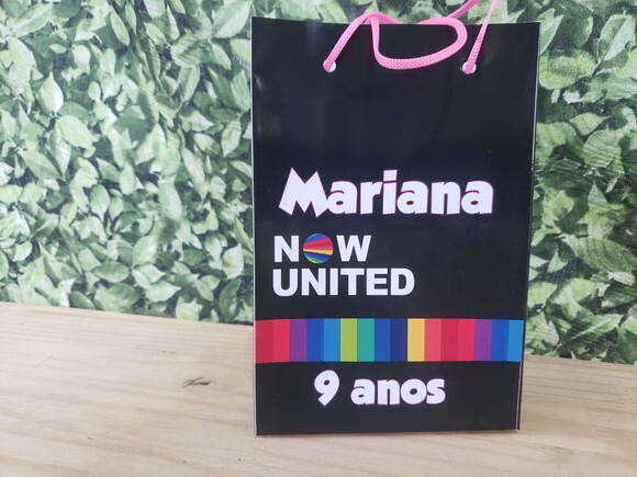 Now United Sacola Personalizada Pronta Entrega