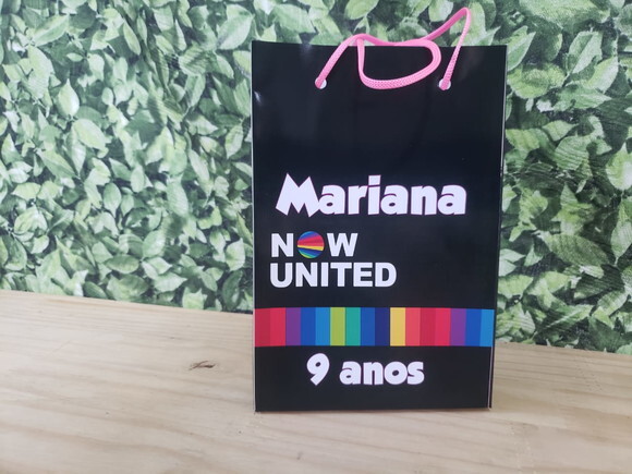 Now United Sacola Personalizada Pronta Entrega