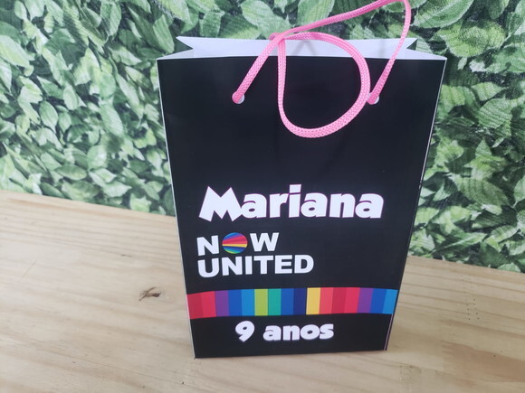 Now United Sacola Personalizada Pronta Entrega