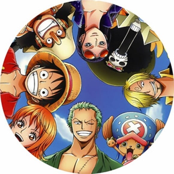 One Piece Adesivos Redondos Diâmetro 5 cm Personalizados