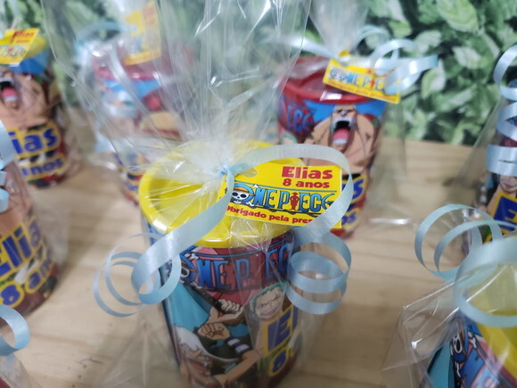 One Piece Lembrancinha Cofrinho Personalizado e Embalado