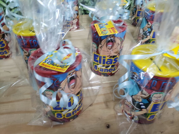 One Piece Lembrancinha Cofrinho Personalizado e Embalado