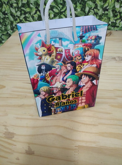 One Piece Sacola Personalizada Pronta Entrega