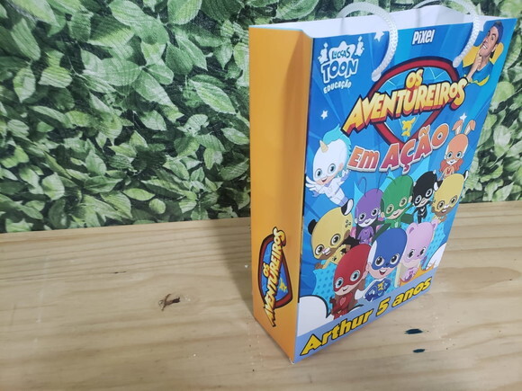 os Aventureiros Sacola Personalizada Pronta Entrega