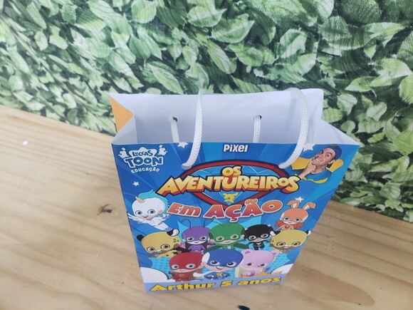 os Aventureiros Sacola Personalizada Pronta Entrega