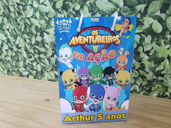 os Aventureiros Sacola Personalizada Pronta Entrega