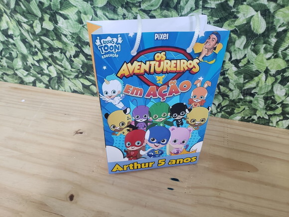 os Aventureiros Sacola Personalizada Pronta Entrega