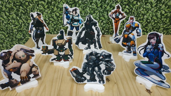 Overwatch Kit de Mesa Displays 9 Peças Pronta Entrega