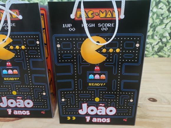 Pacman Sacola Personalizada Pronta Entrega