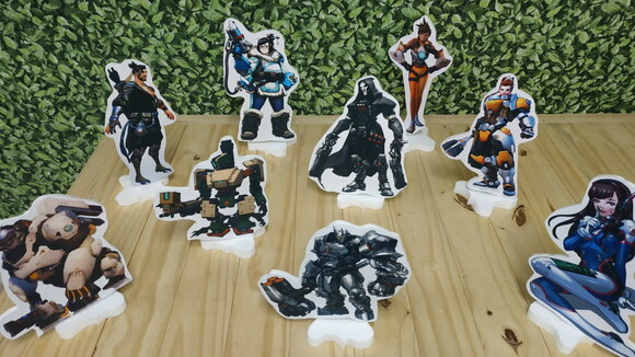Overwatch Kit de Mesa Displays 9 Peças Pronta Entrega