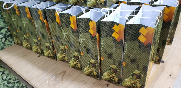 Paintball Sacola Personalizada Pronta Entrega Tam Médio