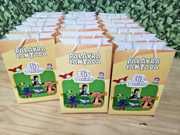 Palavra Cantada Sacola Personalizada Pronta Entrega