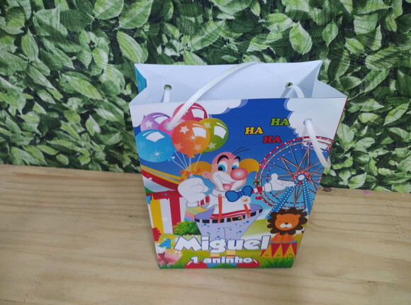 Palhaço Sacola Surpresa Personalizada Pronta Entrega