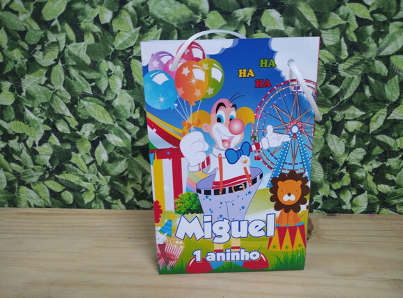 Palhaço Sacola Surpresa Personalizada Pronta Entrega