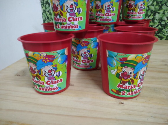 Patati Patatá Baldinho Personalizado Pronta Entrega