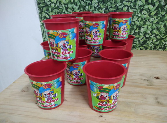 Patati Patatá Baldinho Personalizado Pronta Entrega