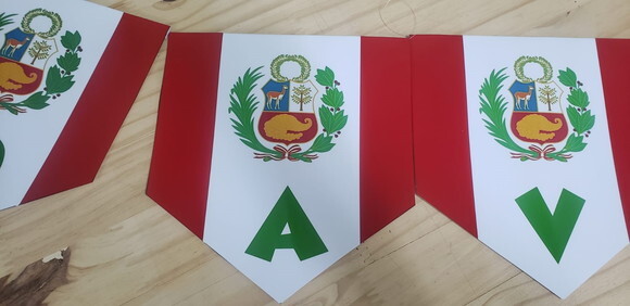 Perú Varal Escrito Boa Viagem Mais Nome Pronta Entrega