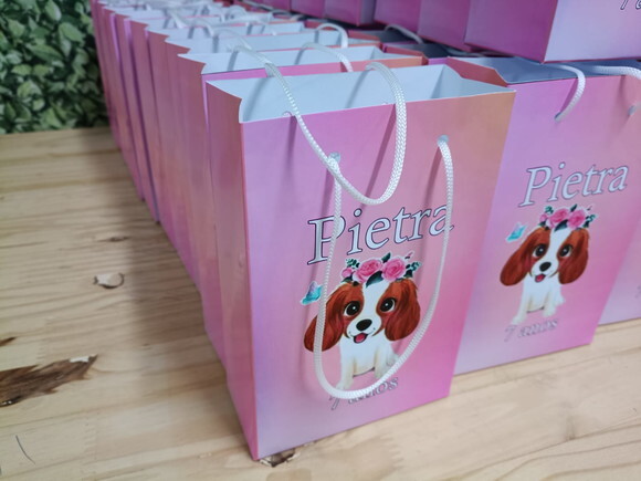 Pet Cachorrinha Sacola Personalizada Pronta Entrega