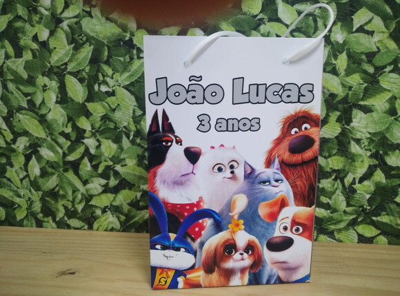 Pets a Vida Secreta dos Bichos Sacola Personalizada