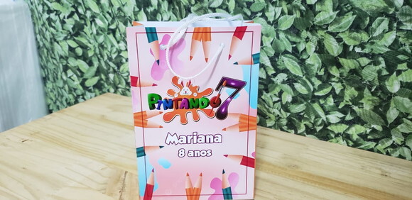 Pintando o 7 Sacola Personalizada Pronta Entrega