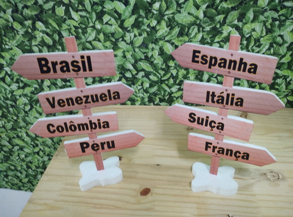 Placas Divertidas Tema Viagem Pronta Entrega