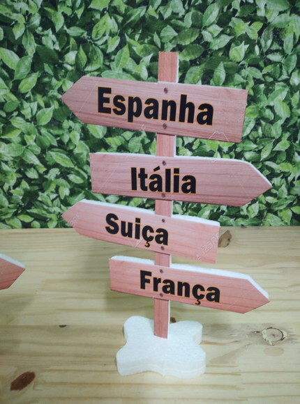 Placas Divertidas Tema Viagem Pronta Entrega