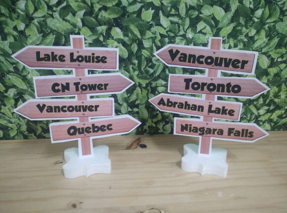 Placas Viagem Canadá Pronta Entrega