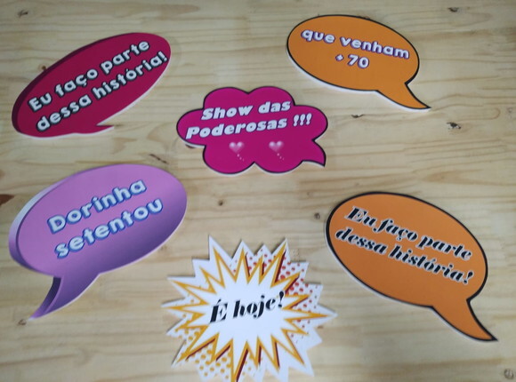 Plaquinhas Divertidas 6 Unidades Pronta Entrega