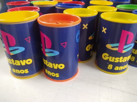 Playstation Cofrinhos Personalizados Pronta Entrega