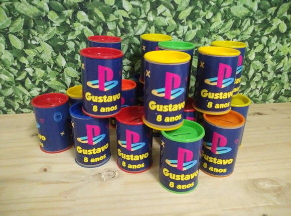 Playstation Cofrinhos Personalizados Pronta Entrega
