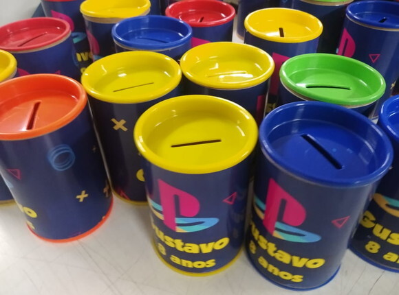 Playstation Cofrinhos Personalizados Pronta Entrega