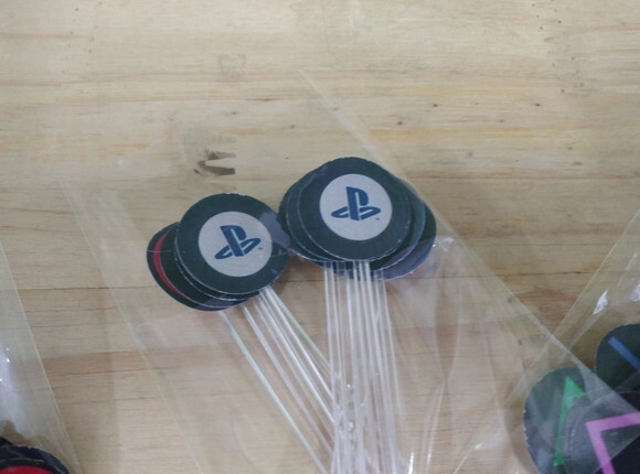 Playstation Topper para Docinhos 36 Unidades Pronta Entrega