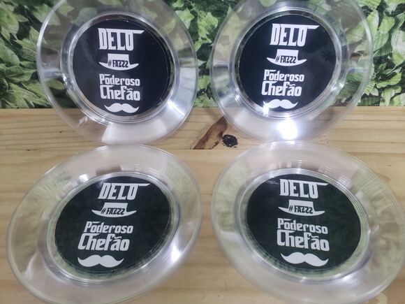 Poderoso Chefão Prato Sobremesa Personalizado