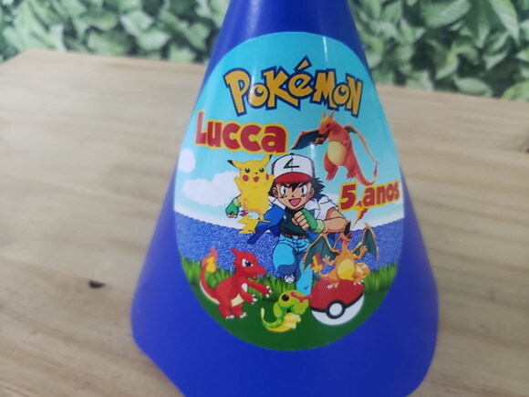 Pokemon Chapeuzinho Personalizado Pronta Entrega