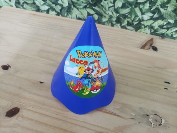 Pokemon Chapeuzinho Personalizado Pronta Entrega